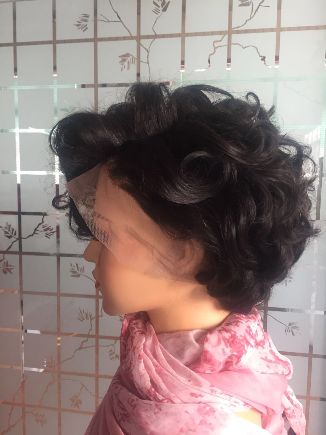 Samuel Hair 13*4 Transparent Lace Front Pixie Wig ,Virgin Human Hair Lace Wig-02