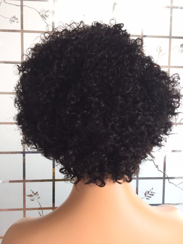 Samuel Hair 13*4 Transparent Lace Front Pixie Cut wig,Virgin Human Hair Wigs-24
