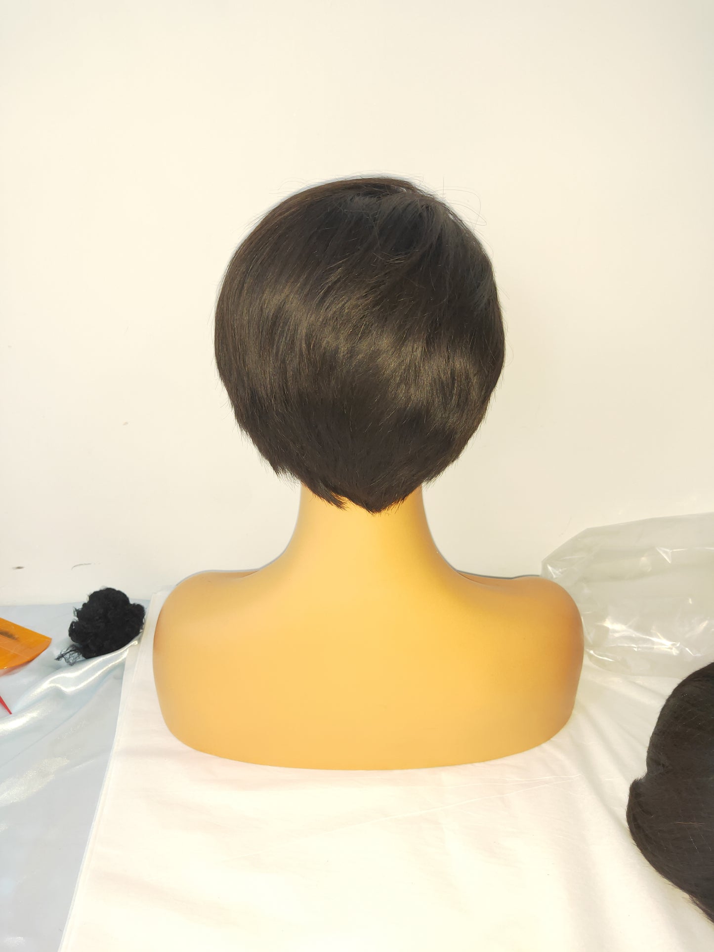Samuel Hair 13*4 Transparent Lace Front Pixie Cut wig,Virgin Human Hair Wigs-12
