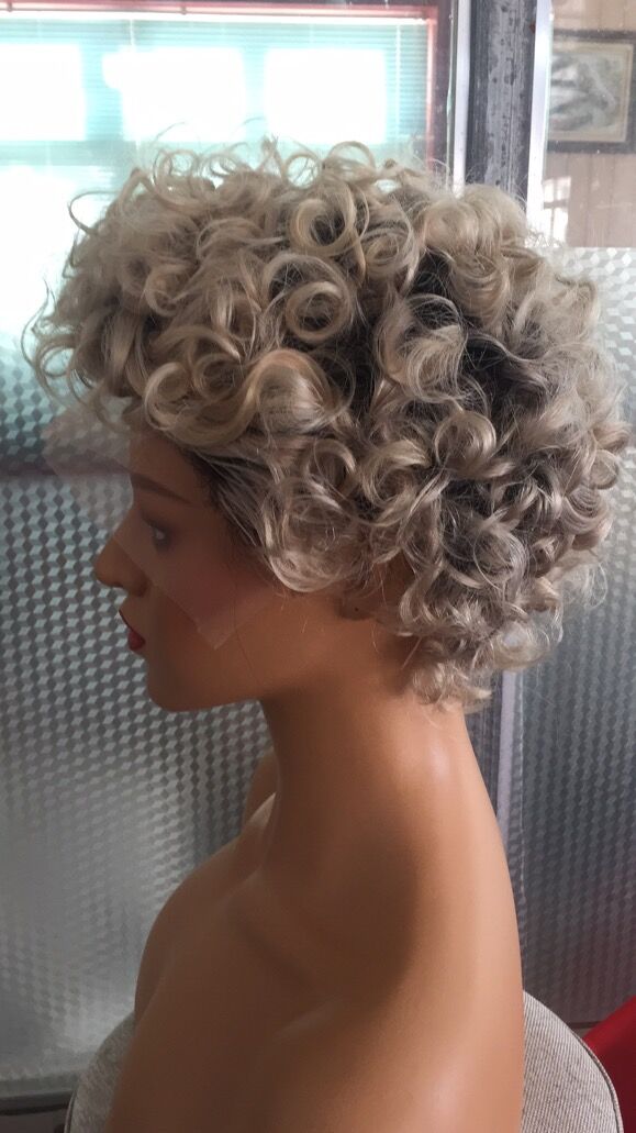 Samuel Hair 13*4 Transparent Lace Front Pixie Cut wig,Virgin Human Hair colored Wigs-26