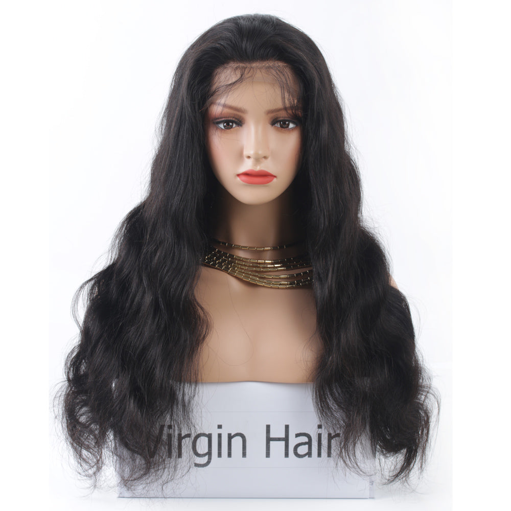 Samuel Hair Transparent Lace wig, 12-30inch Body Wave Virgin Human Hair Wig