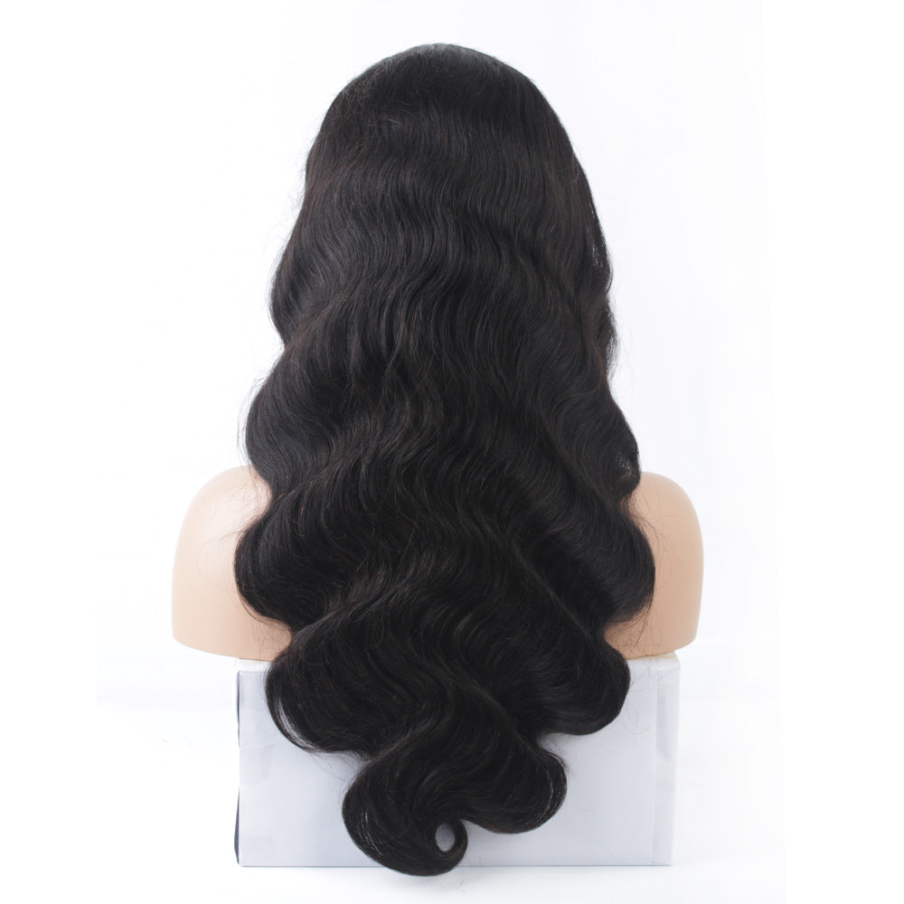 Samuel Hair Transparent Lace wig, 12-30inch Body Wave Virgin Human Hair Wig