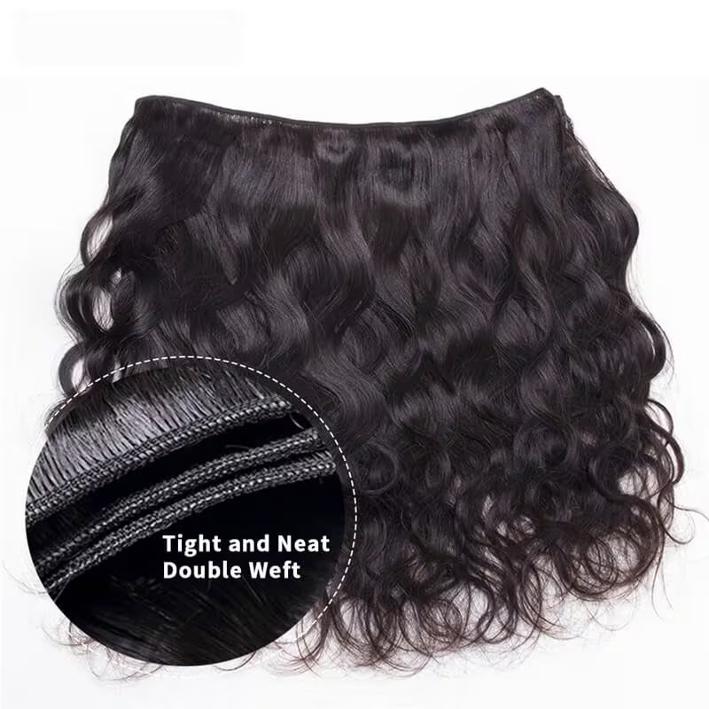 3 pieces Samuel Hair 12A Body Wave natural black hair bundles free shipping