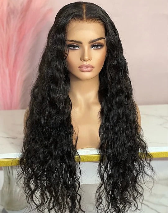 Samuel Hair Transparent Lace 12-30inch Natural Wave Virgin Human Hair Lace Wig