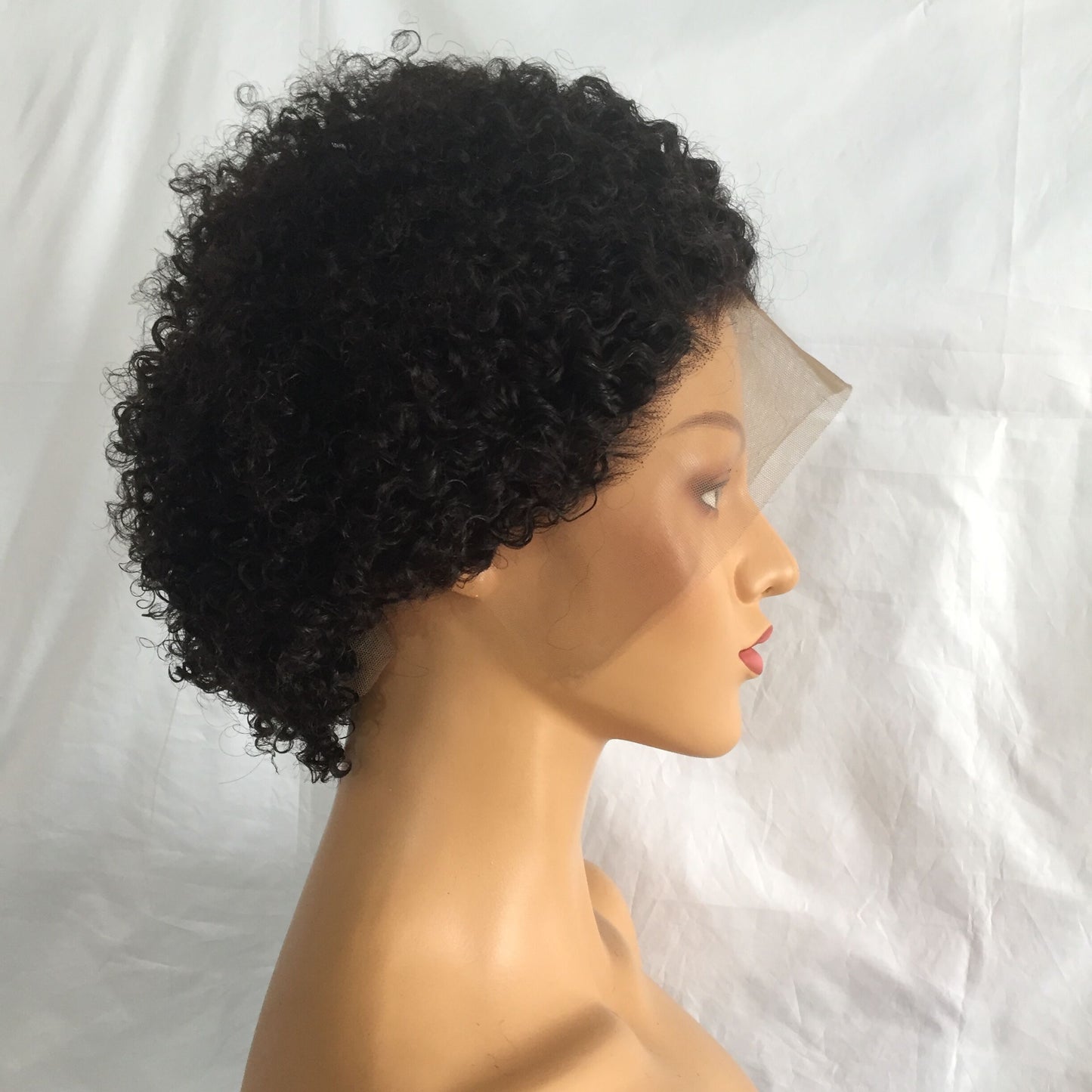 Samuel Hair 13*4 Transparent Lace Front Pixie Cut wig,Virgin Human Hair Wigs-23