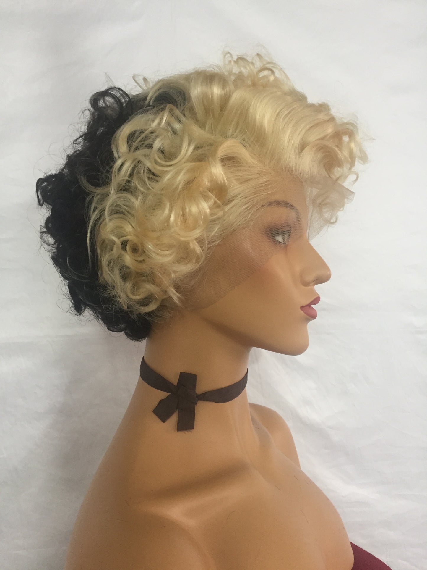 Samuel Hair 13*4 Transparent Lace Front Pixie Cut wig,Virgin Human Hair colored Wigs-24