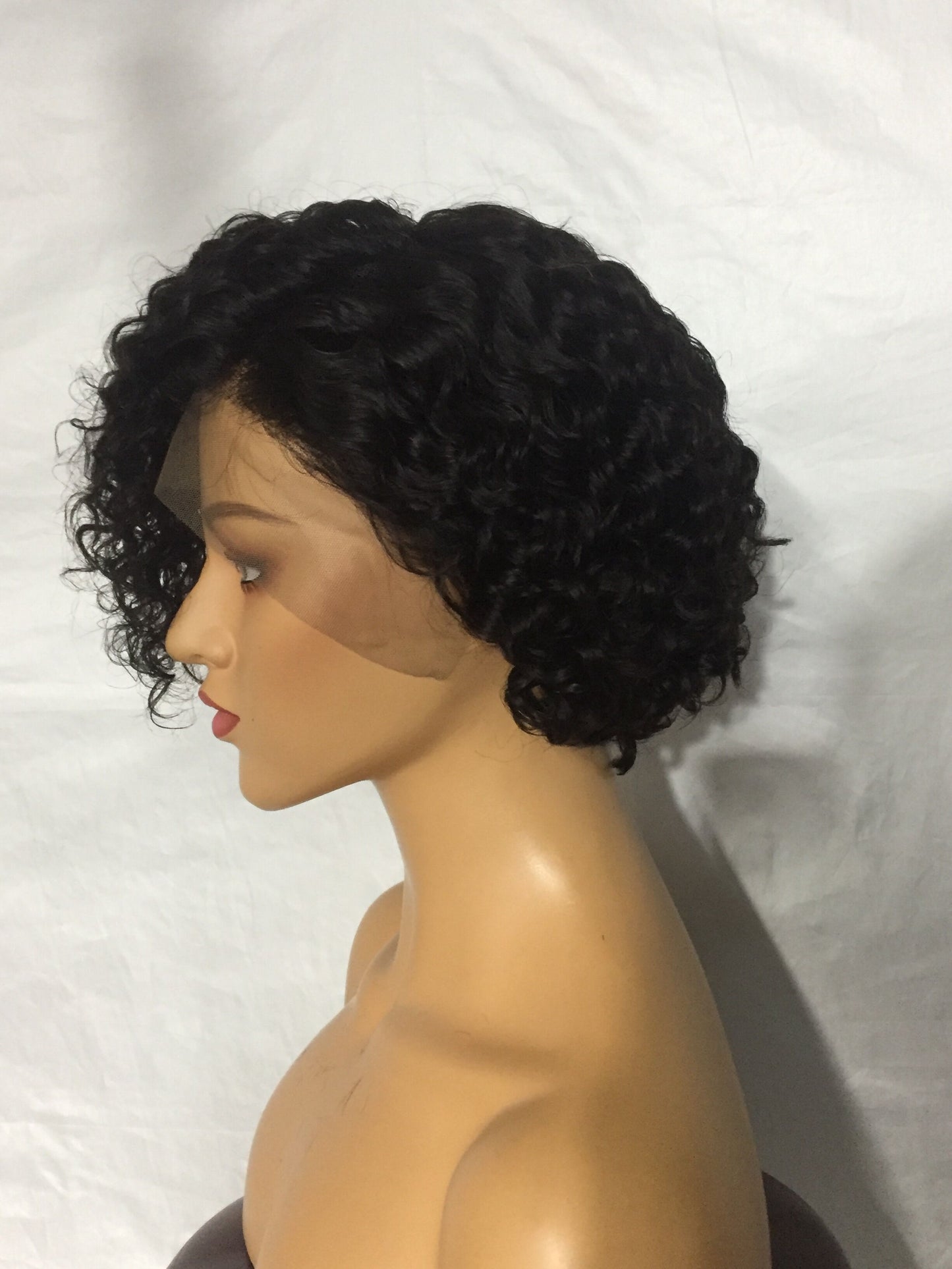 Samuel Hair 13*4 Transparent Lace Front Pixie Cut wig,Virgin Human Hair Wigs-08