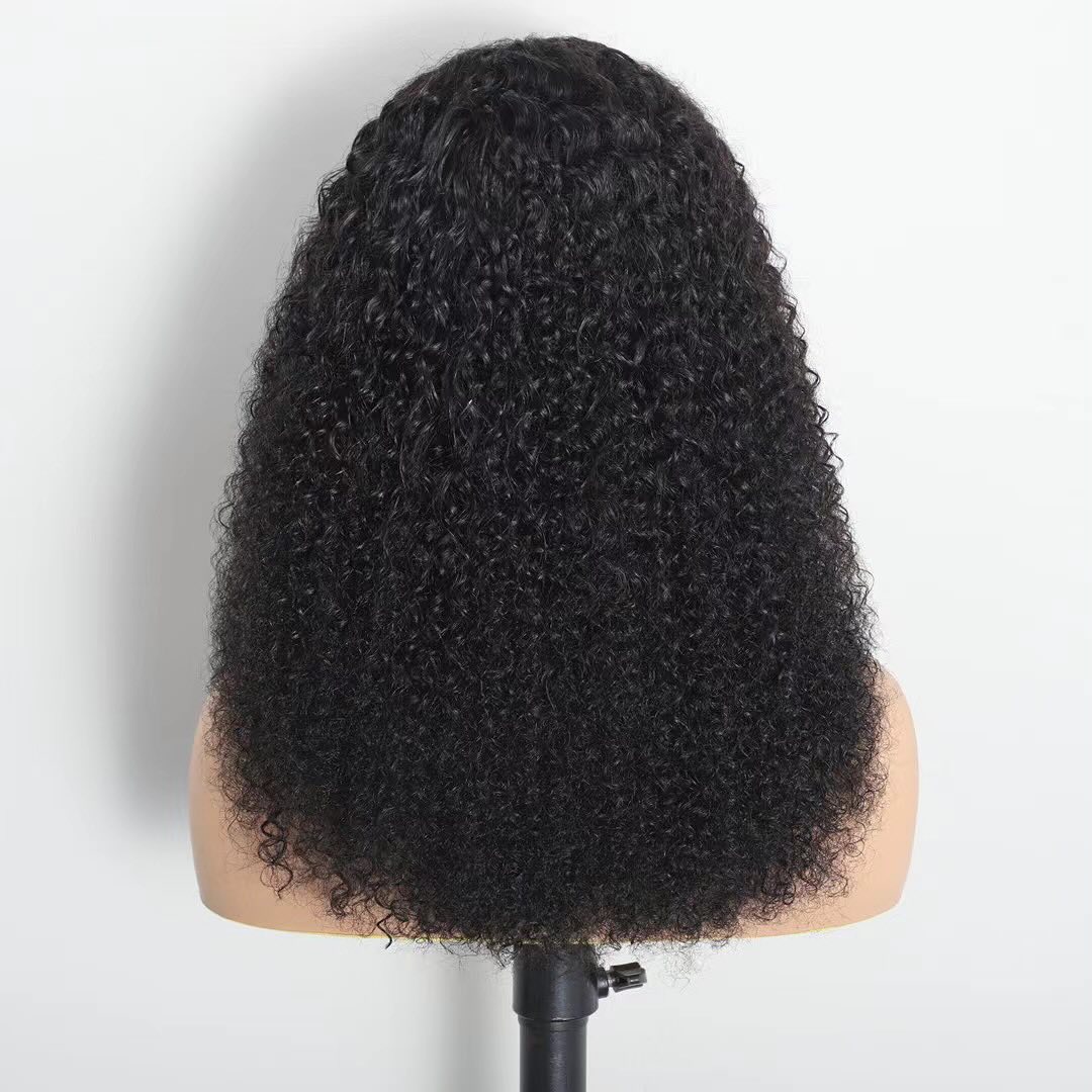 Samuel Hair Transparent Lace Wig, 12-30inch Afro Curly Virgin Human Hair Wig