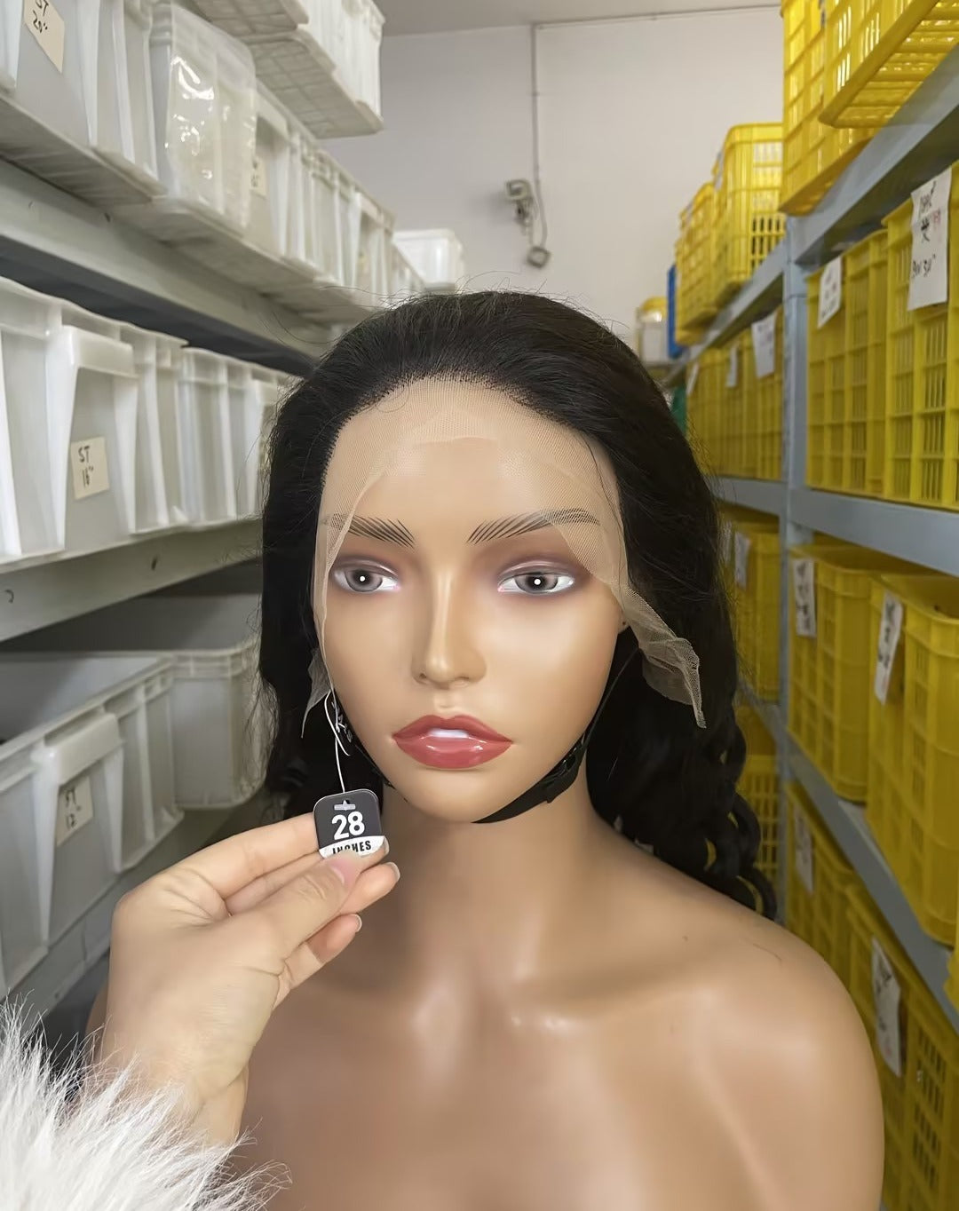 Samuel Hair Transparent Lace wig ,12-30inch Loose Wave Virgin Human Hair Wig