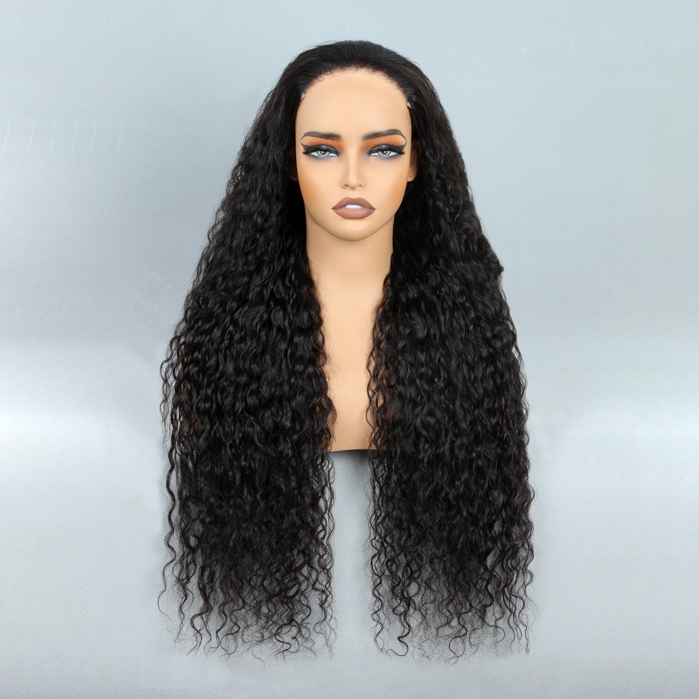 Samuel Hair Transparent Lace wig, 12-30inch Water Wave Virgin Human Hair Wig