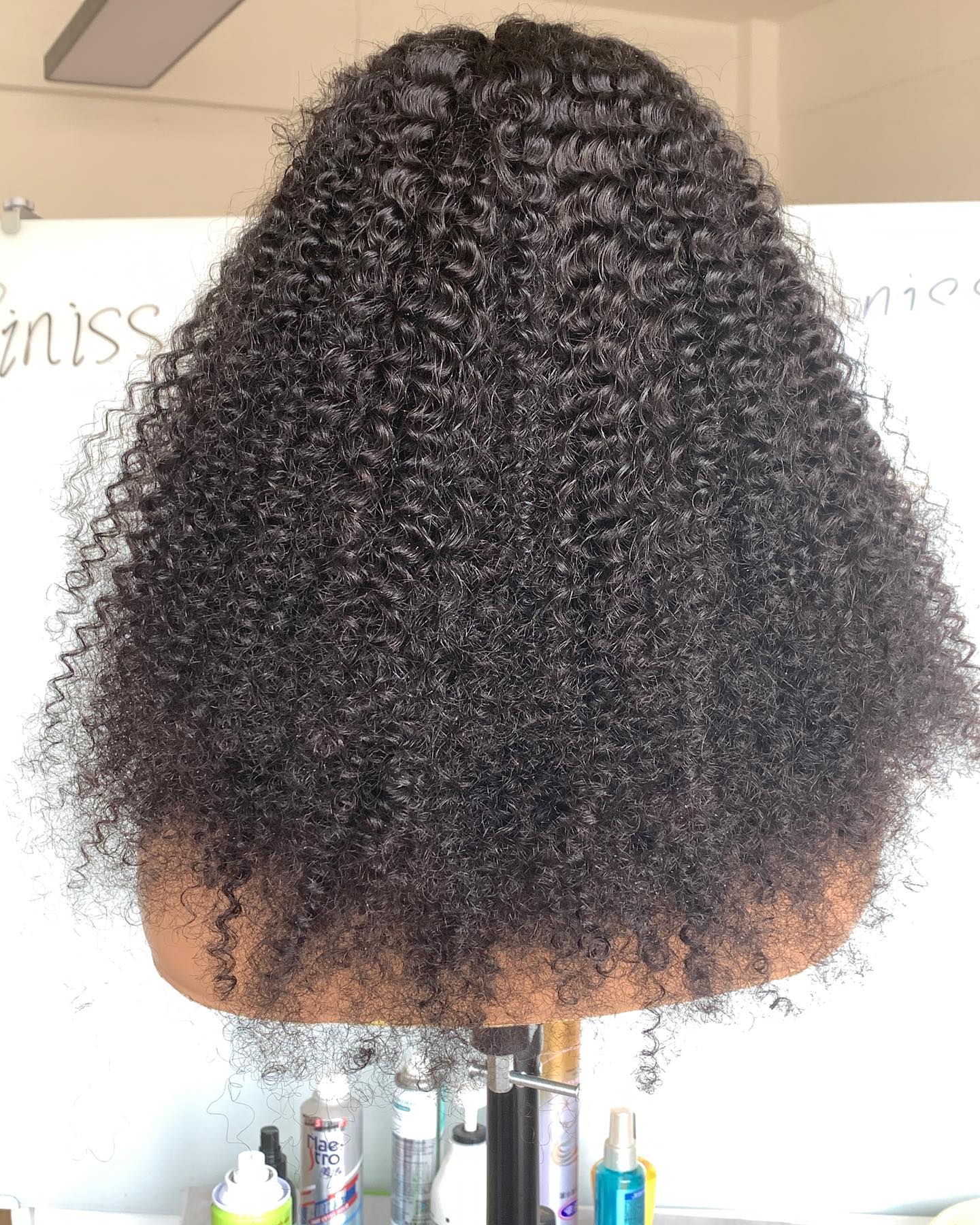 Samuel Hair Transparent Lace Wig, 12-30inch Afro Curly Virgin Human Hair Wig