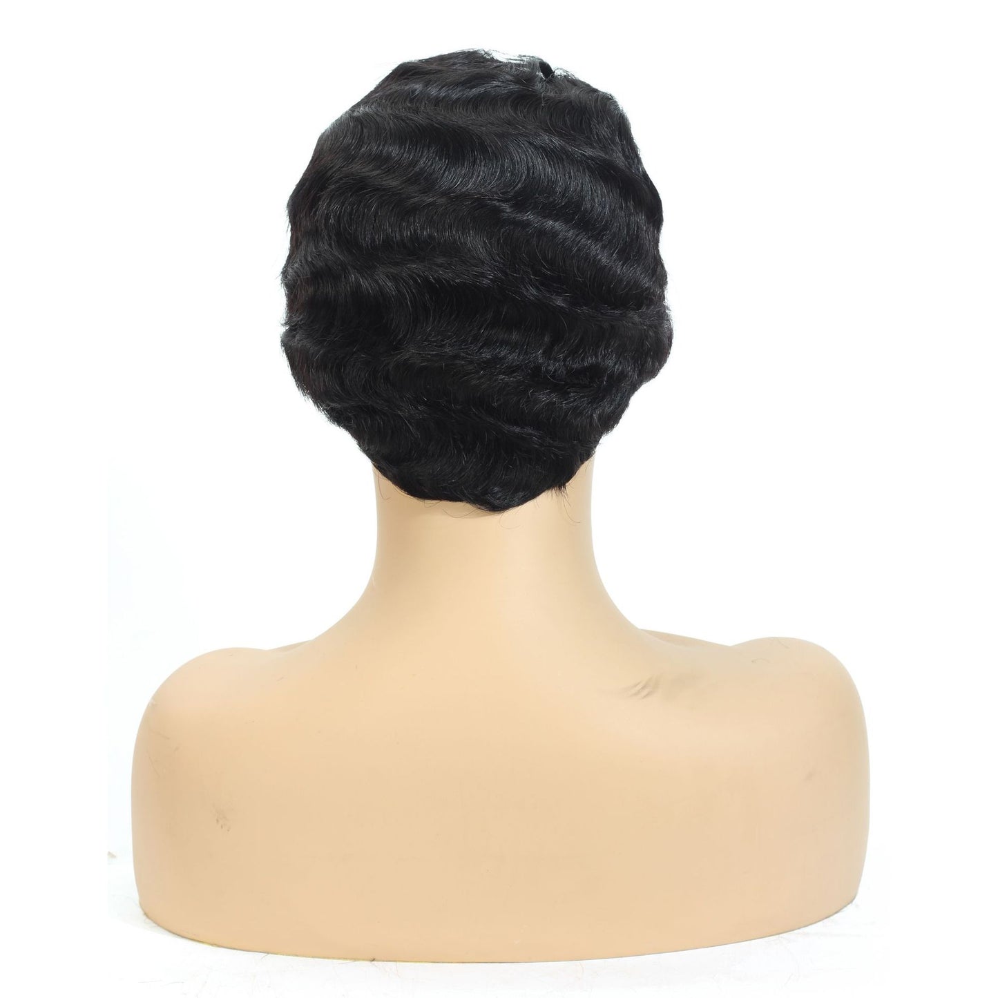 Samuel Hair 13*4 Transparent Lace Front Pixie Cut wig,Virgin Human Hair colored Wigs-03