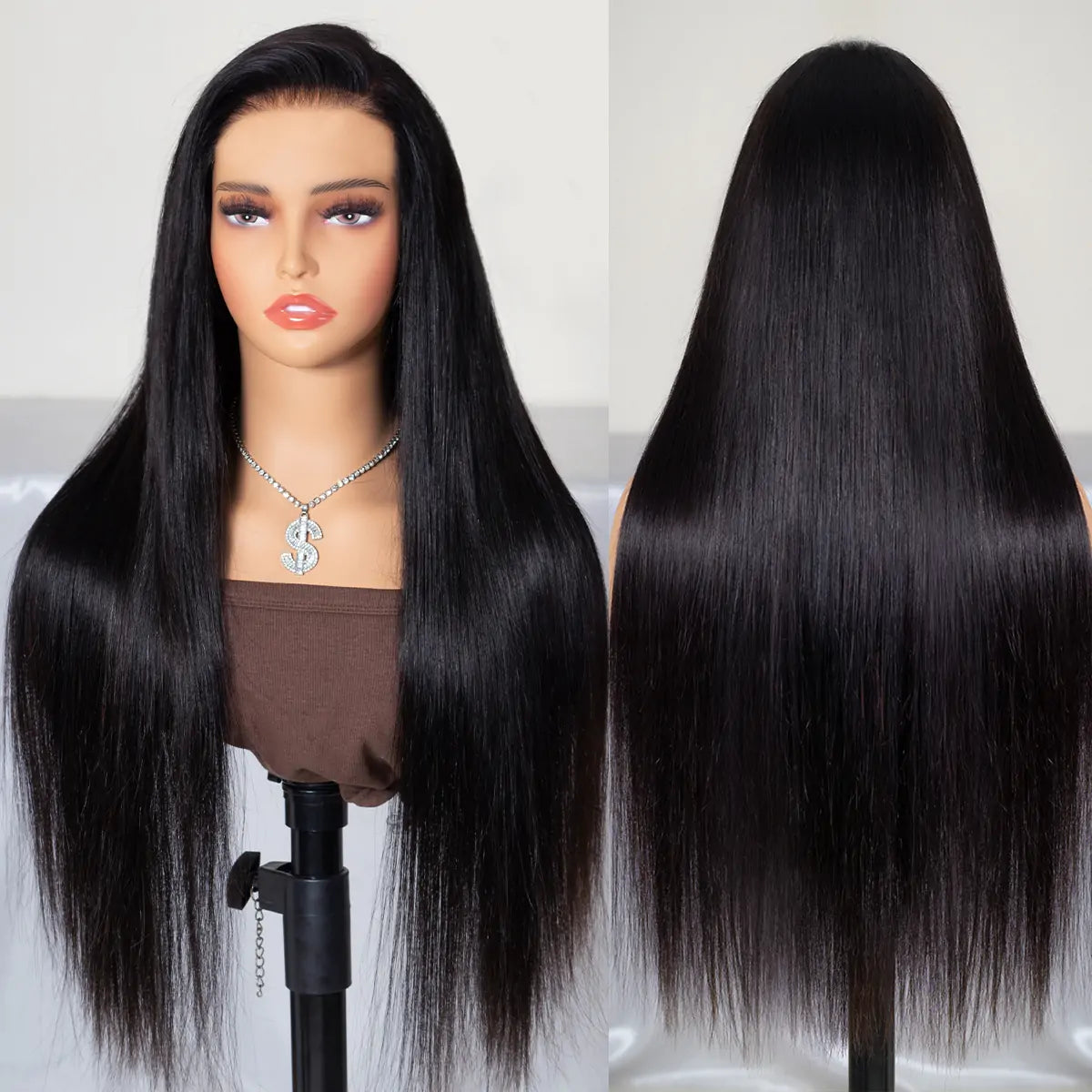 Samuel Hair Transparent Lace wig, 12-30inch Straight Virgin Human Hair Wig