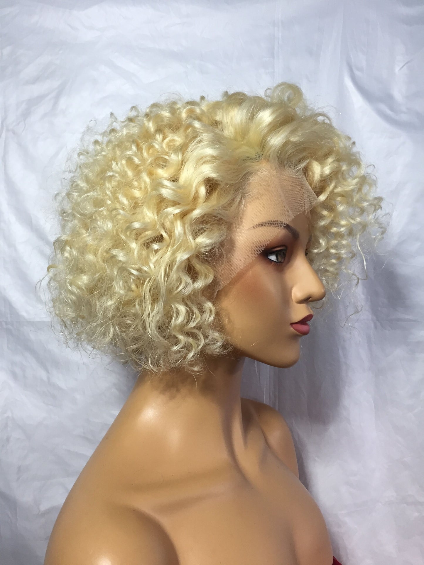 Samuel Hair 13*4 Transparent Lace Front Pixie Cut wig,Virgin Human Hair colored Wigs-25