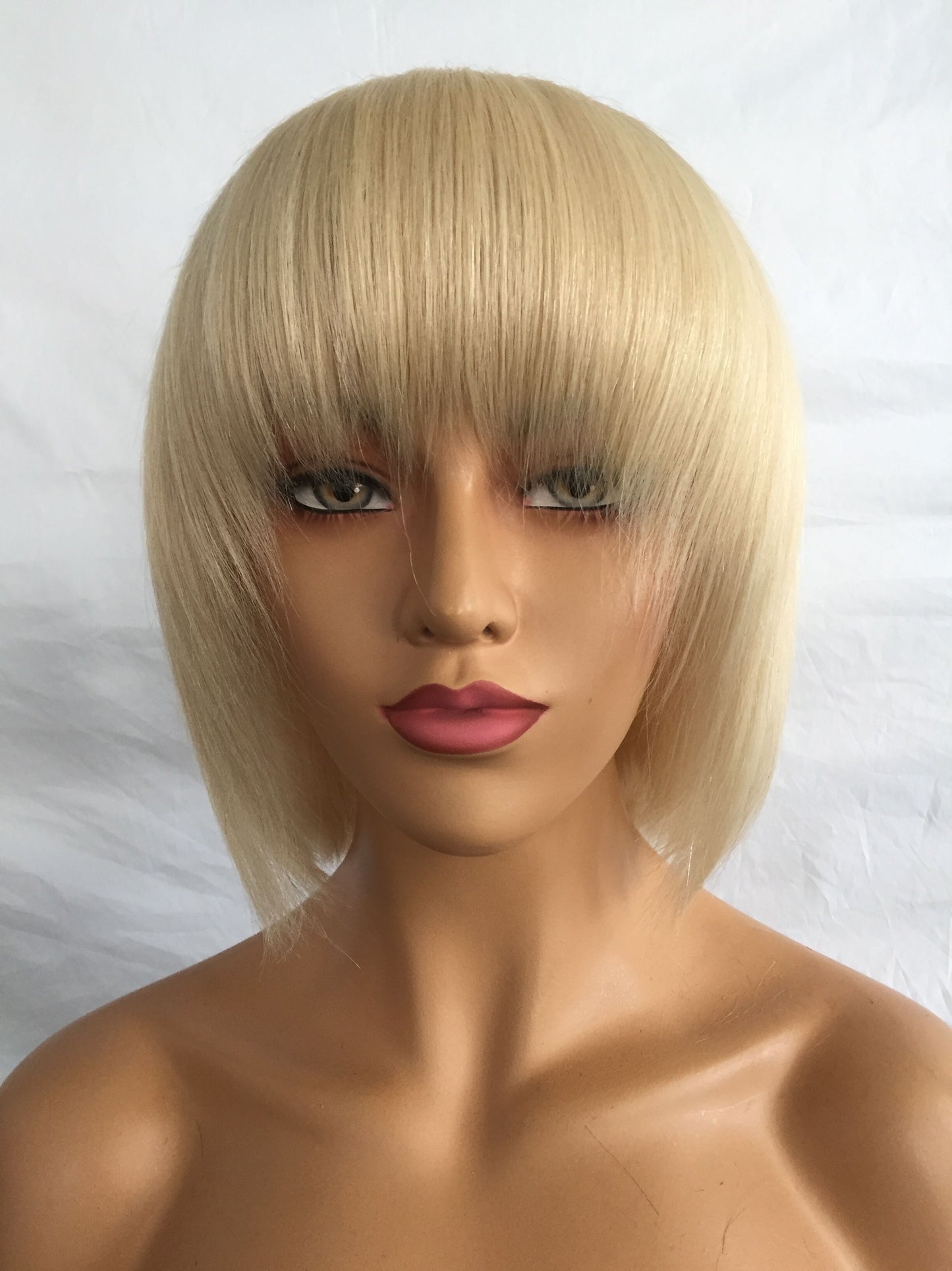 Samuel Hair 13*4 Transparent Lace Front Pixie Cut wig,Virgin Human Hair colored Wigs-08