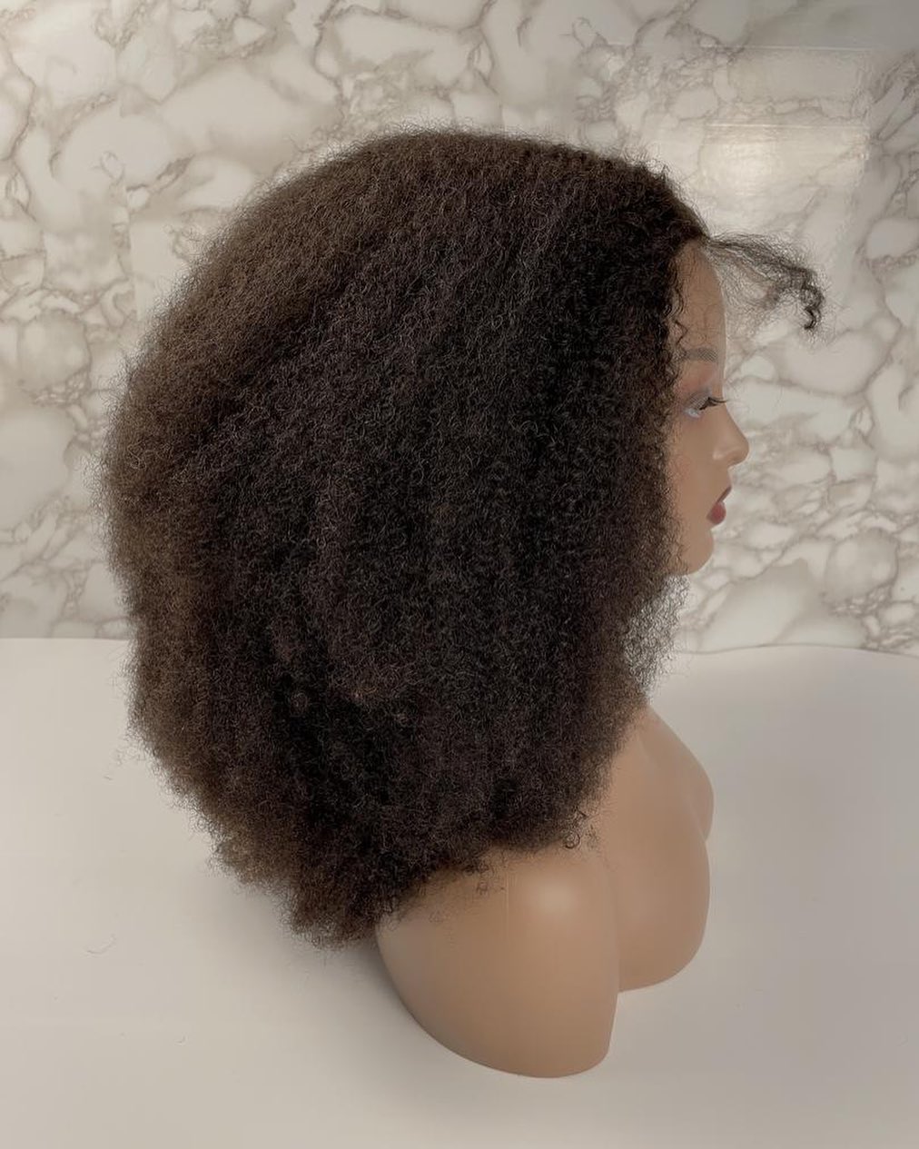 Samuel Hair Transparent Lace Wig, 12-30inch Afro Curly Virgin Human Hair Wig