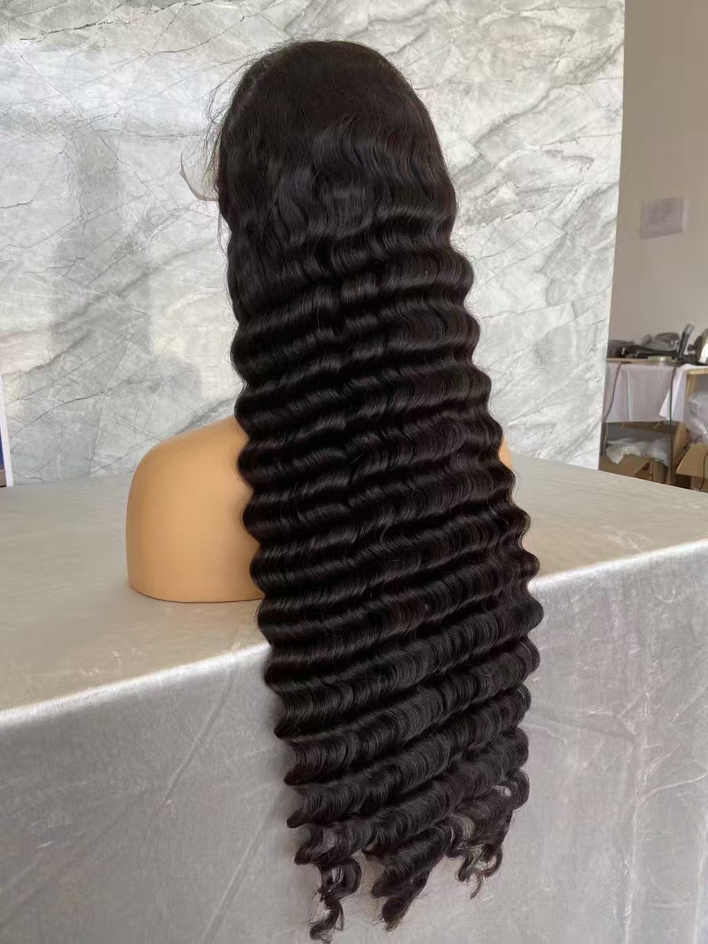 Samuel Hair HD Lace 12-30inch Deep Wave Virgin Human Hair Lace Wig