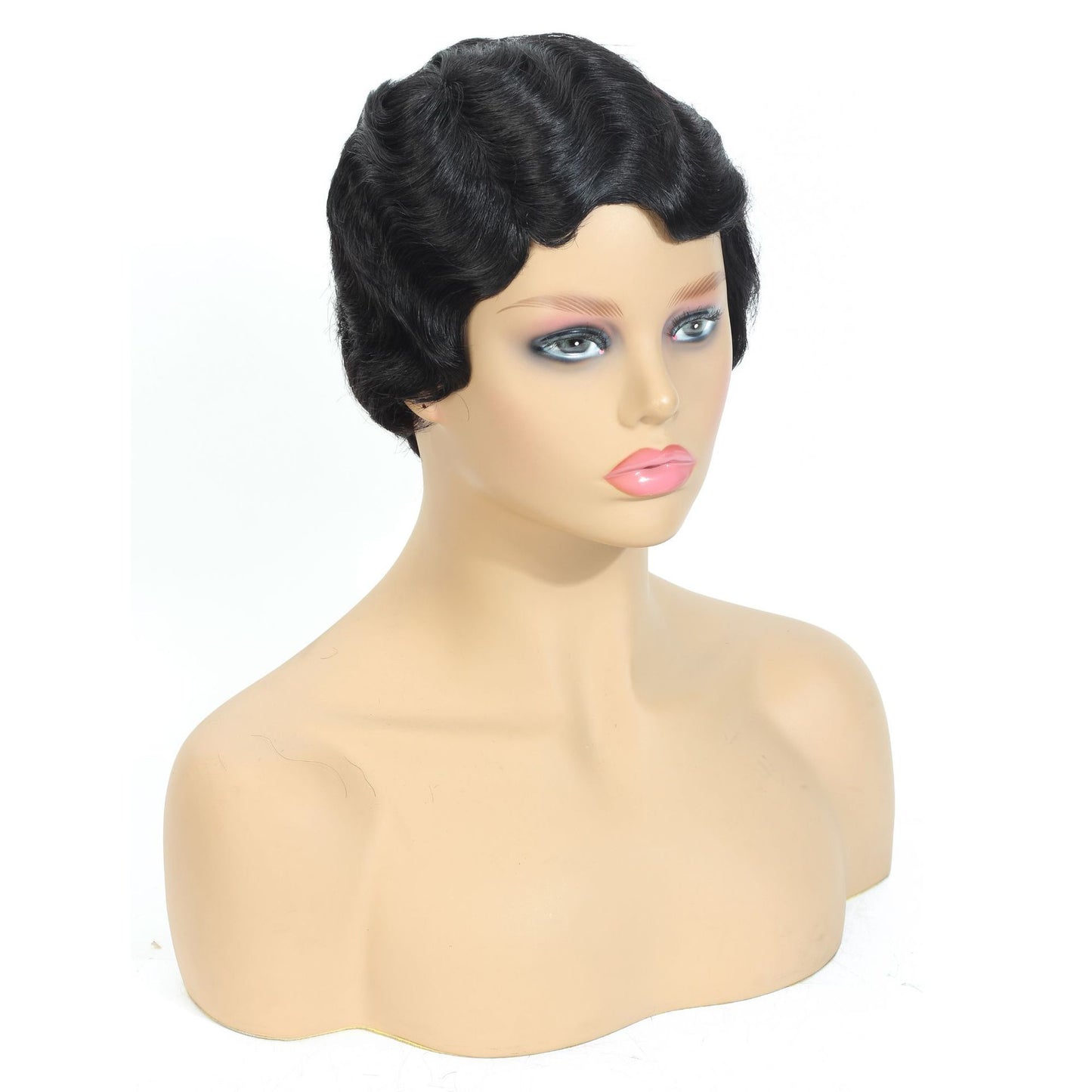 Samuel Hair 13*4 Transparent Lace Front Pixie Cut wig,Virgin Human Hair colored Wigs-03
