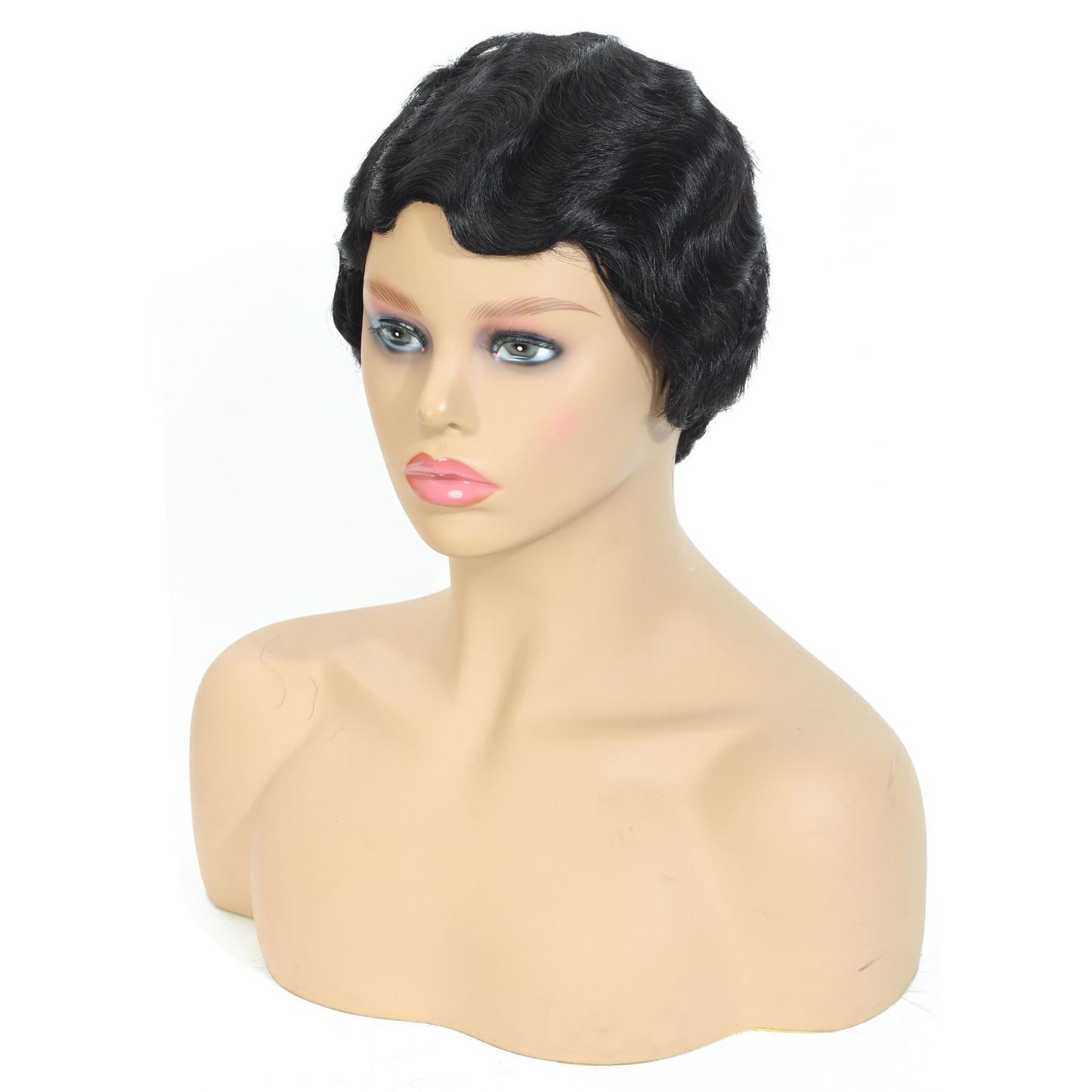 Samuel Hair 13*4 Transparent Lace Front Pixie Cut wig,Virgin Human Hair colored Wigs-03