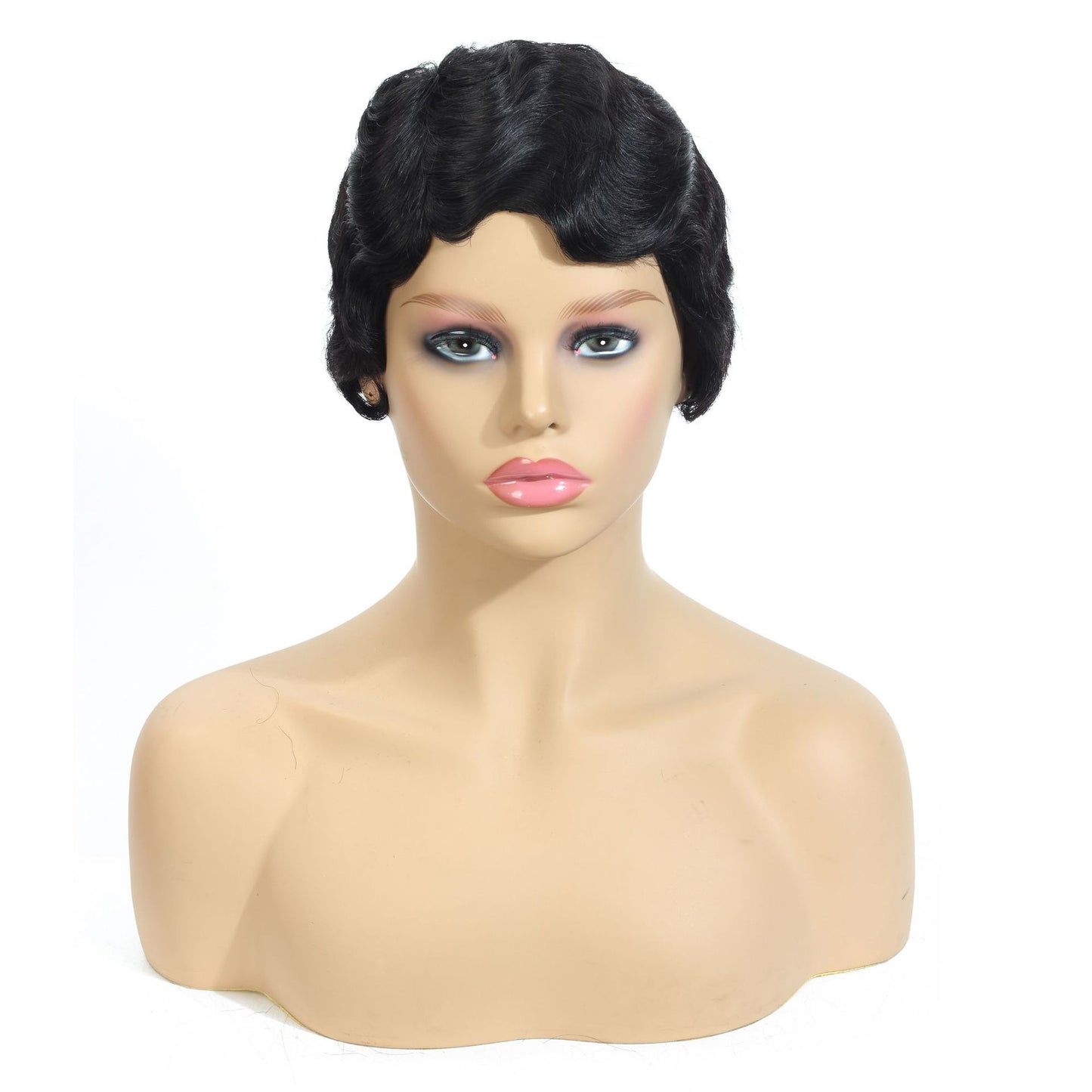 Samuel Hair 13*4 Transparent Lace Front Pixie Cut wig,Virgin Human Hair colored Wigs-03