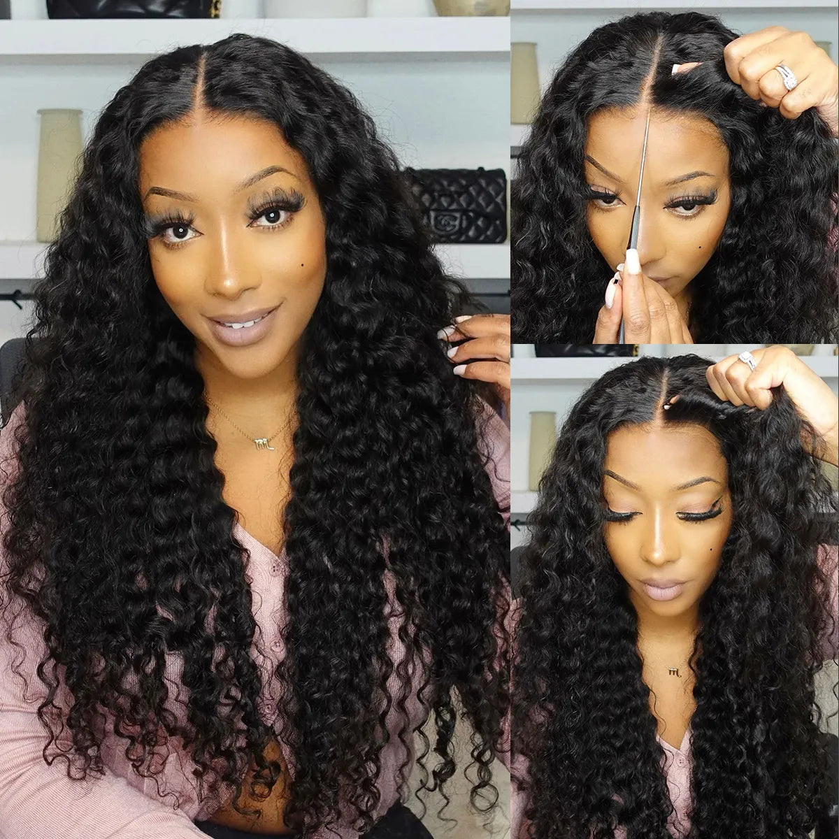 Samuel Hair HD Lace 12-30inch Loose Curly Virgin Human Hair Lace Wig