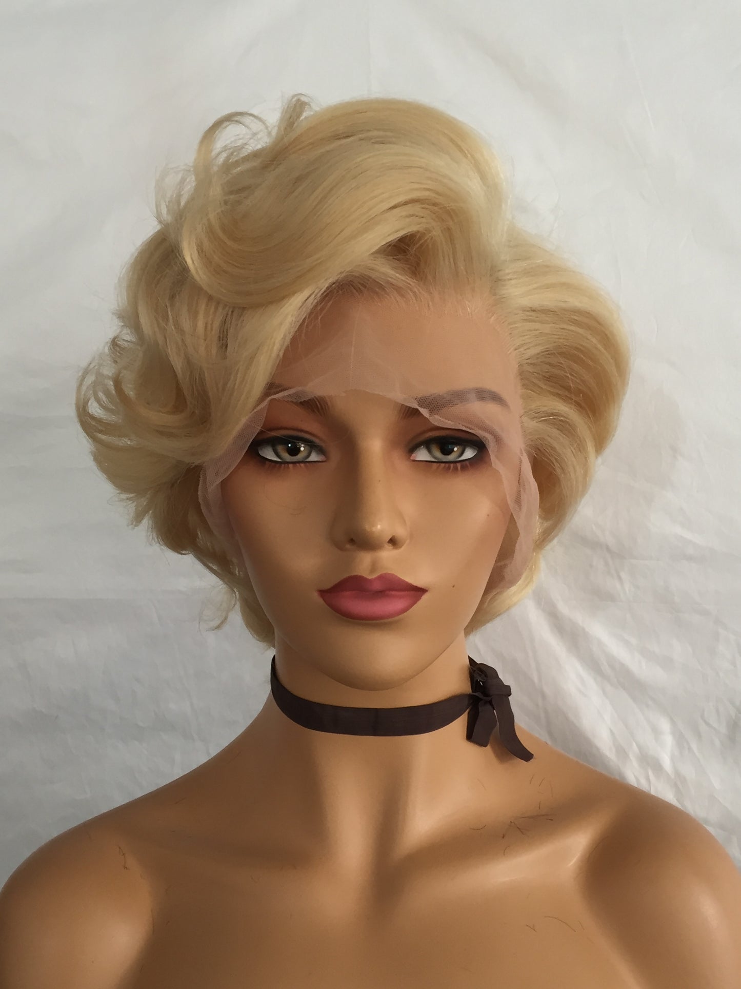 Samuel Hair 13*4 Transparent Lace Front Pixie Cut wig,Virgin Human Hair colored Wigs-11