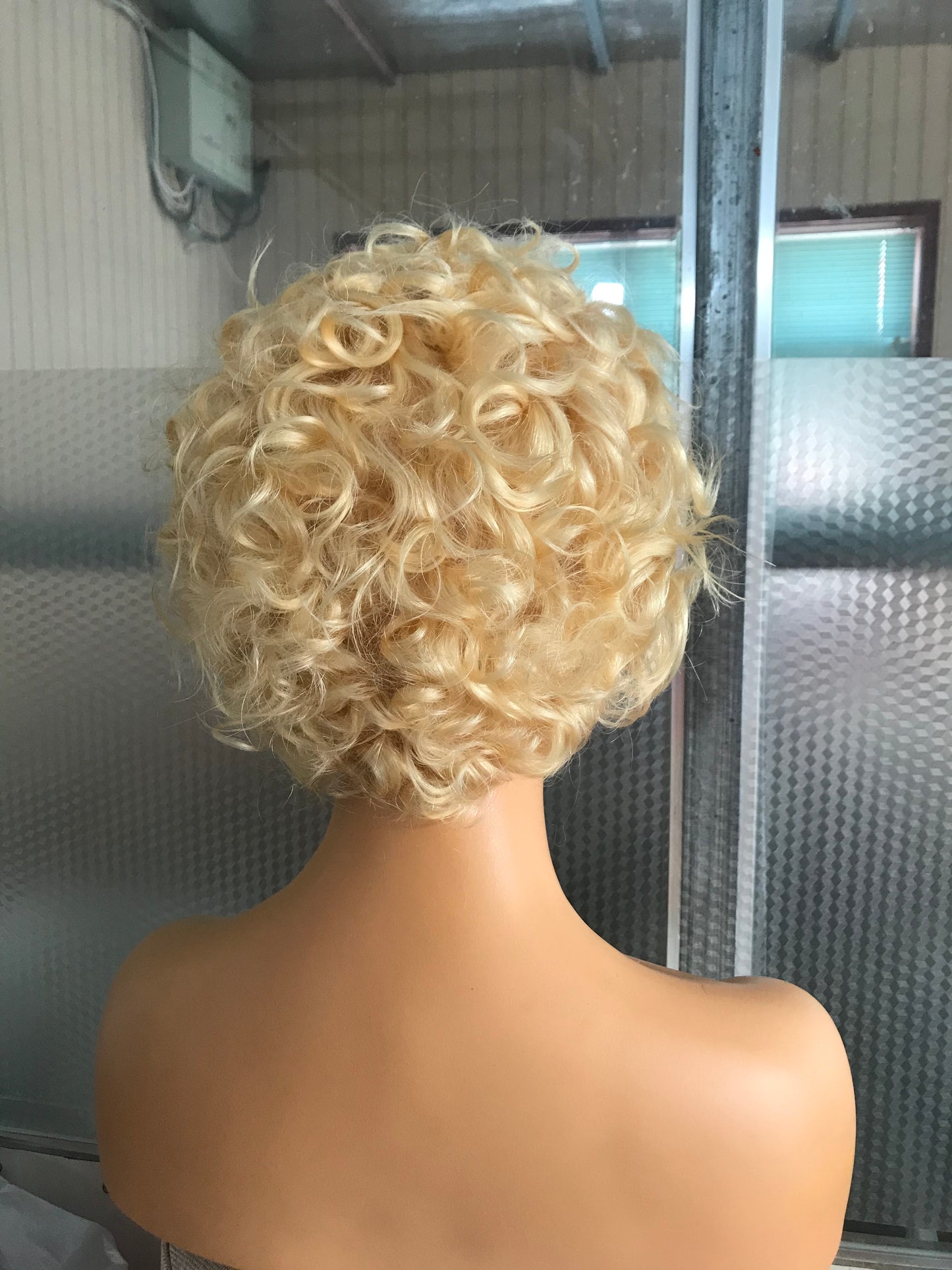 Samuel Hair 13*4 Transparent Lace Front Pixie Cut wig,Virgin Human Hair colored Wigs-05