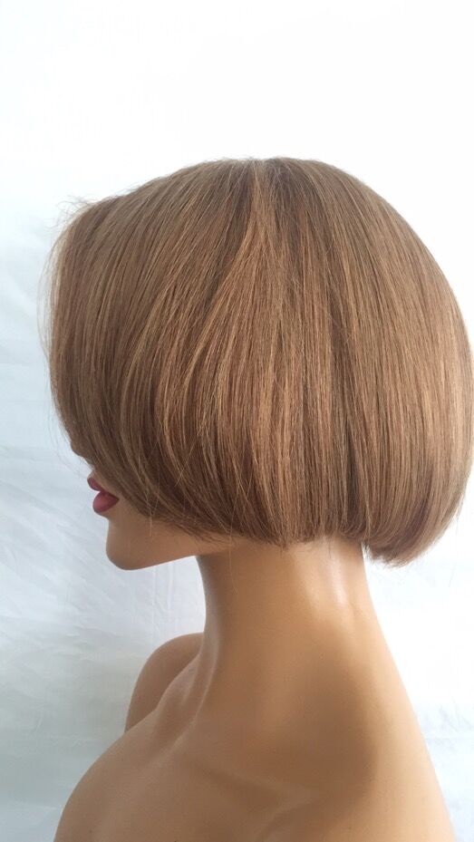 Samuel Hair 13*4 Transparent Lace Front Pixie Cut wig,Virgin Human Hair colored Wigs-15