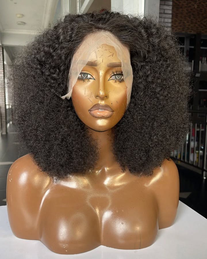 Samuel Hair HD Lace 12-30inch Afro Curly Virgin Human Hair Lace Wig