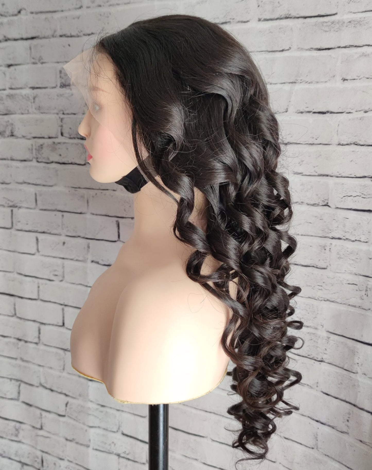 Samuel Hair Transparent Lace wig ,12-30inch Loose Wave Virgin Human Hair Wig