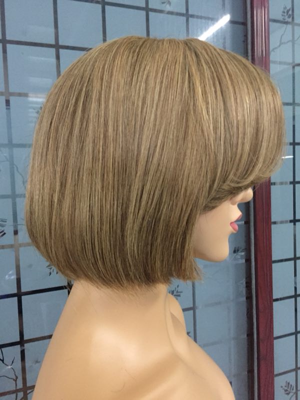 Samuel Hair 13*4 Transparent Lace Front Pixie Cut wig,Virgin Human Hair colored Wigs-14