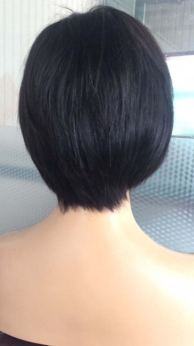 Samuel Hair 13*4 Transparent Lace Front Pixie Cut wig,Virgin Human Hair Wigs-18