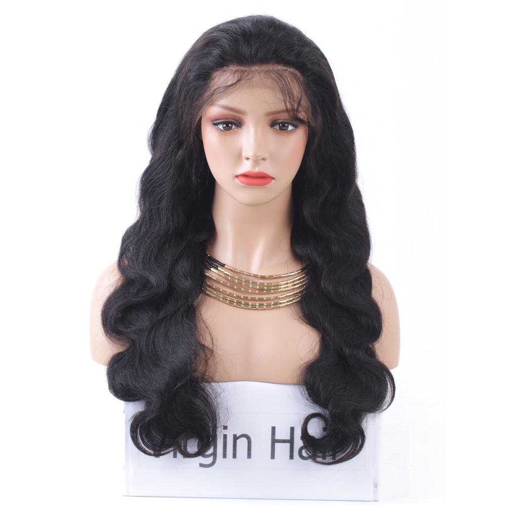 Samuel Hair Transparent Lace wig, 12-30inch Body Wave Virgin Human Hair Wig