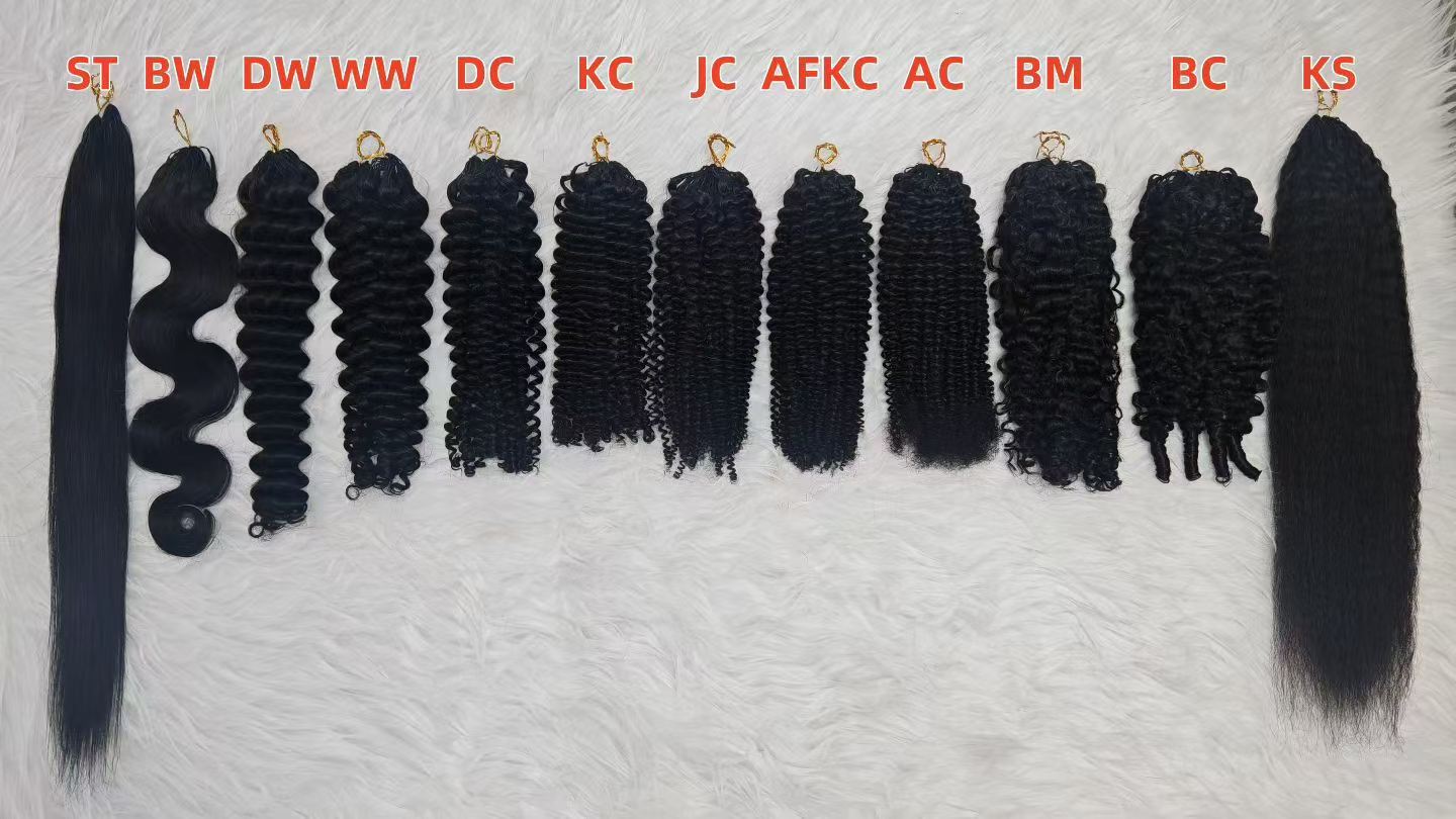 2026 New Ring Loop Crochet Human Hair  Crochet Hair for Braiding 60g/Pack