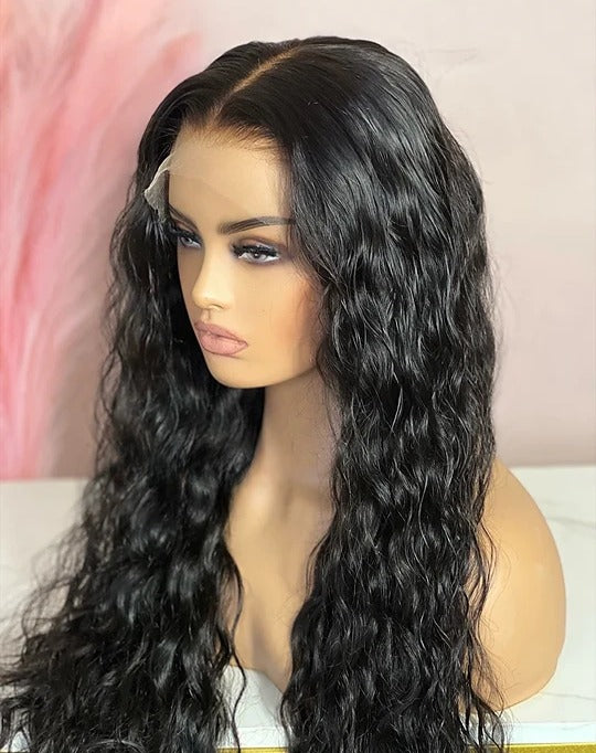 Samuel Hair Transparent Lace 12-30inch Natural Wave Virgin Human Hair Lace Wig