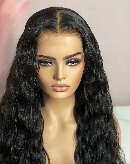 Samuel Hair Transparent Lace 12-30inch Natural Wave Virgin Human Hair Lace Wig