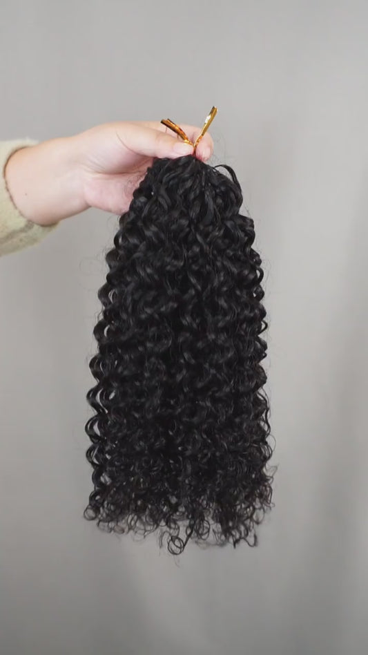 2026 New Ring Loop Crochet Human Hair  Crochet Hair for Braiding 60g/Pack