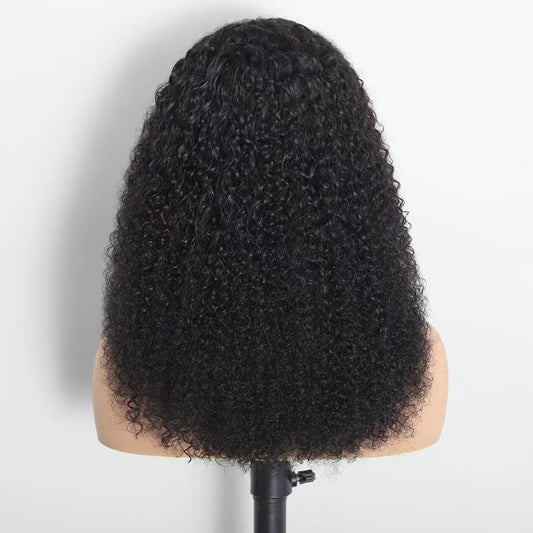 Samuel Hair Transparent Lace Wig, 12-30inch Afro Curly Virgin Human Hair Wig