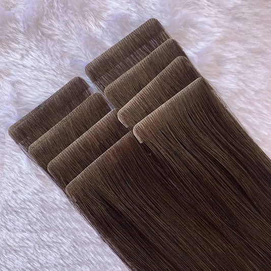 Invisible Seamless Injected Tape in Human Hair Extension Double Drawn European Virgin Remy Hair Extensions Salon Grade Wholesale