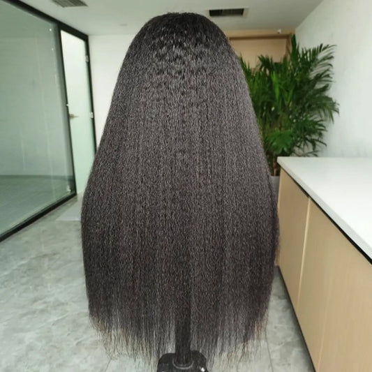 Samuel Hair Transparent Lace Wig, 12-30inch Kinky straight Virgin Human Hair Wig