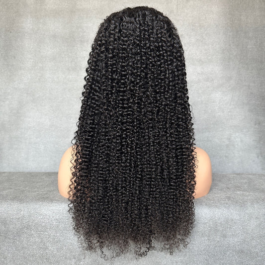 Samuel Hair Transparent Lace Wig, 12-30inch Kinky curly Virgin Human Hair Wig