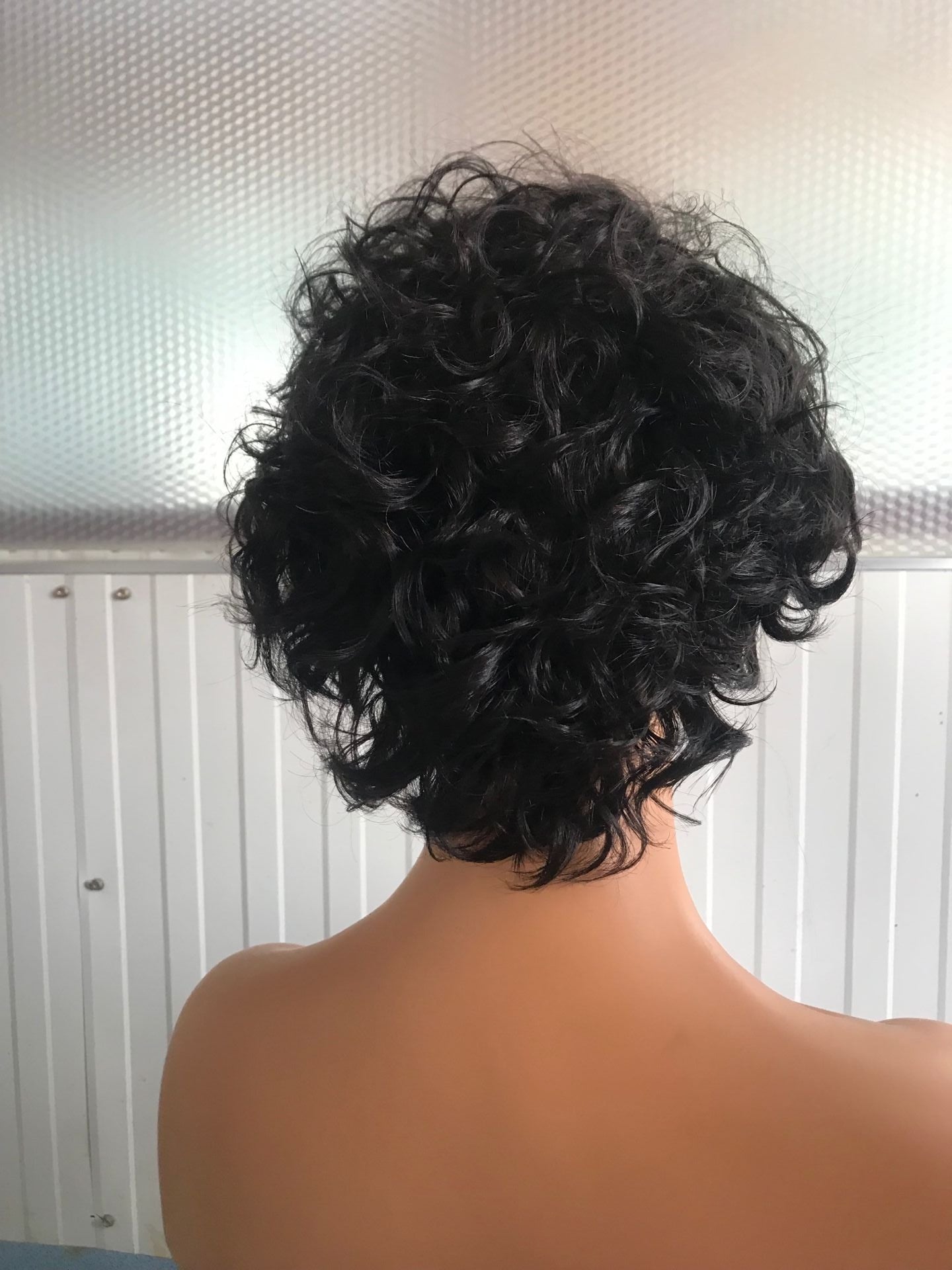 Samuel Hair 13*4 Transparent Lace Front Pixie Cut wig,Virgin Human Hair Wigs-14