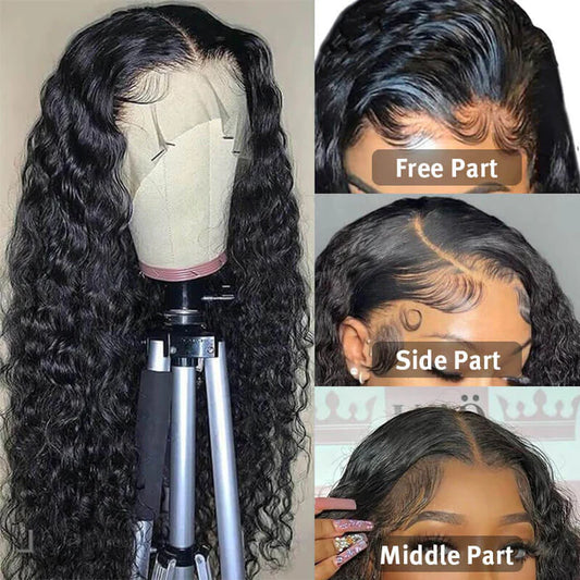 Samuel Hair HD Lace 12-30inch Water Wave Virgin Human Hair  Lace Wig